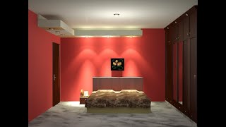 Interior Realistic Lighting using Photometric Light and IES light in 3ds Max [upl. by Hteb]