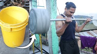 Making Heavy barbell  Homemade gym equipment  30kg  Barbell [upl. by Nailil]