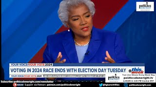 Donna Brazile Tuesday will be Ladys night with a win by Kamala Harris and two new female senators [upl. by Emina]