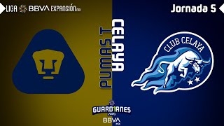 Resumen  Pumas Tabasco 1  2 Celaya  Liga BBVA Expansión MX [upl. by Einhapets121]