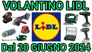 VOLANTINO LIDL PARKSIDE FAI DA TE DAL 20 GIUGNO 2024 volantinospesa performance bricolage lidl [upl. by Sylvan]