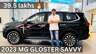 2023 MG Gloster Savvy 7 Seater 4x2 ADAS Facelift  395 lakhs 🔥  2023 MG Gloster review [upl. by Kenji]