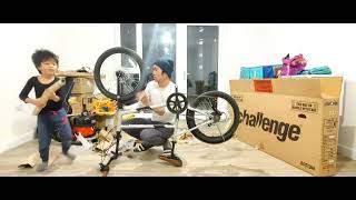 Challenge Urban 20 inch Wheel Size Unisex Road Bike  Unboxing [upl. by Nahtnaoj]