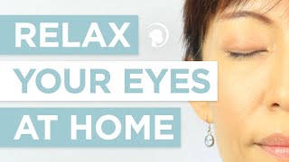 One Incredibly Easy Trick To Relax Your Eyes At Home [upl. by Elia912]