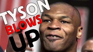 Mike Tyson Calls Reporter Piece of St [upl. by Sidnala120]