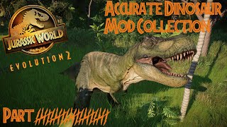 JWE2 Accurate Dinosaur Mod Collection Part 25 [upl. by Thirzi]