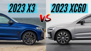 2023 BMW X3 M40i vs 2023 Volvo XC60 Comparison Review  X3 or XC60  SUV Battles [upl. by Nyrat]