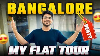 MY FLAT TOUR IN BENGALURU  Life of Software Engineers in Bangalore  Cost of Living 😨😨 [upl. by Noerb]