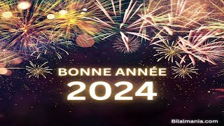 Bonne Année 2024 en Français  Bonne Année 2024   Bonne Année vœux 2024 [upl. by Phillips690]