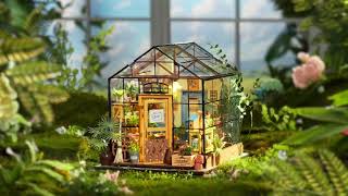 Watch Rolife DIY Miniature House Kit Greenhouse NEW [upl. by Mareah]