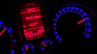 Golf 5 gti k04 15 bar 100200 acceleration [upl. by Sitoel]