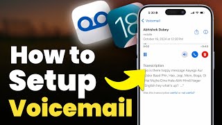 How to Use Voicemail on iPhone Setup and Turn On Voicemail  iPhone Me Voicemail kaise Use Kare [upl. by Koslo]