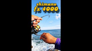 Shimano fx 4000  en acción [upl. by Severin]