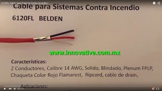 6120FL Cable para Sistema Contra Incendio [upl. by Mariellen414]