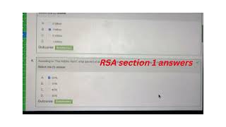 RSA section 1 answers [upl. by Winwaloe]