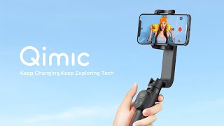 Qimic 1Axis Mini Gimbal Stabilizer for smartphone [upl. by Boothe29]