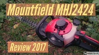 Mountfield MHJ2424 Hedge Trimmer Review [upl. by Dona]