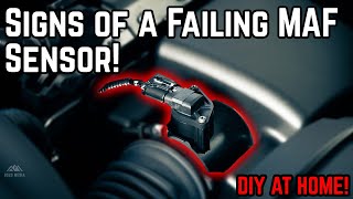 DIY  5 Symptoms of a Failing MAF Mass Air Flow Sensor [upl. by Nimsay]