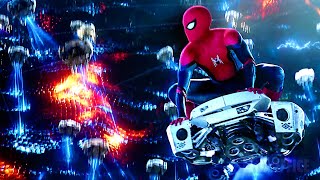 SpiderMan VS The Drone Army  SpiderMan Far From Home  CLIP 🔥 4K [upl. by Beckett487]