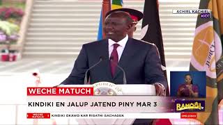 William Ruto Aseneno tij Kindiki kaka okil seneta kod kaka Jatend migao osetiyo makare [upl. by Jahdol]