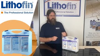 How to Look After amp Maintain Natural Stone Worktops using the Lithofin BE5 Care Kit [upl. by Anoyek]