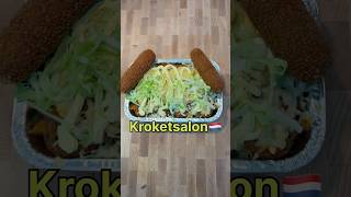 Hollandse Topper😎 kroket kapsalon lekker recept foodshorts [upl. by Naujd]