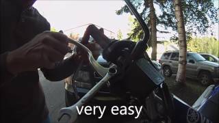 Installing Acerbis rally X strong Handguards on WR250r [upl. by Airotel]