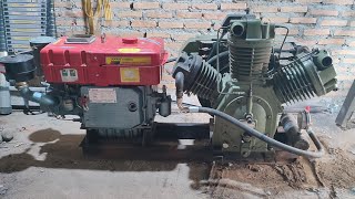 Ingersoll Rand air compressor Model 3000 Test Pressure 16BAR [upl. by Alesig735]