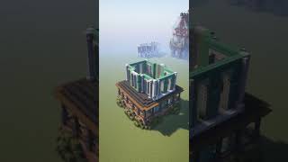 Green Victorian House minecraft minecraftshorts [upl. by Olwena802]