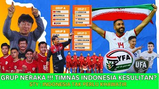 GRUP NERAKA HASIL DRAWING TIMNAS INDONESIA PIALA ASIA U20Berita Timnas Hari Ini [upl. by Richmal]