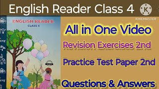 Class4English Reader Revision Exercises 2ndPractice test paper 2ndquotMP Board [upl. by Acino253]