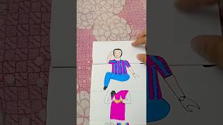 Kon Dokane Jhulche Pujor Jama song in paper folding art shorts pleasesubscribe [upl. by Amehr]