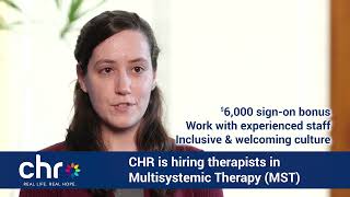 Join the Multisystemic Therapy Team MST at CHR [upl. by Ettore]