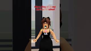 💗 School Love  Pamela When She Doesnt Want To Go To School roblox schoollove [upl. by Rehportsirhc788]