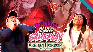 JUEGO DE MESA quotArkham Horror LCGquot PARTE 2  EN ESPAÑOL  HALLOWEEN MALASUERTE [upl. by Esirahc6]