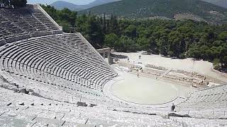 The Ancient Theatre of Epidaurus Peloponnese  Omilo [upl. by Enirual140]