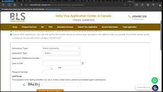 How To Track Your Application At BLS Canada For India [upl. by Aihsila]