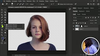 SCONTORNARE rimuovere lo sfondo unimmagine con PHOTOSHOP [upl. by Ianthe]