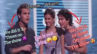 Vampire Diaries cast being funny for 10 minutes straight [upl. by Hatnamas]