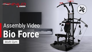 Multi Gym FINNLO BioForce  Assembly Video  English [upl. by Samuela345]