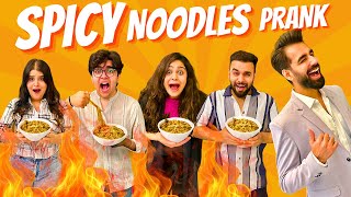 SPICY NOODLES PRANK ON MY FRIENDS  Rimorav Vlogs [upl. by Kiele982]