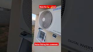 Ac fitting 😁 lgairconditioner electrical acservice electrician acfilter ac acwork hardwork [upl. by Godrich]