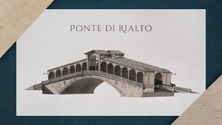 How I made this illustration  Ponte di Rialto [upl. by Tulley761]