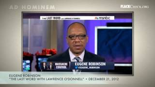 Ad Hominem MSNBC Commentators vs Wayne LaPierre [upl. by Robbert187]