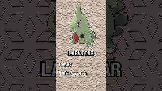 🦖Etimología Pokémon LARVITAR PUPITAR y TYRANITAR🦖 [upl. by Grondin986]