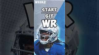 ⚠️ Fantasy Football Week 2 WR Starts and Sits ⚠️ fantasyfootball fantasyfootballadvice nfl [upl. by Karlee307]