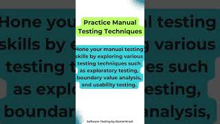 Practice Manual Testing Techniques softwaretesting mobiletesting [upl. by Modestia]