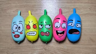 Making Slime with Funny Balloons  Satisfying Slime video 50 [upl. by Akiemahs839]