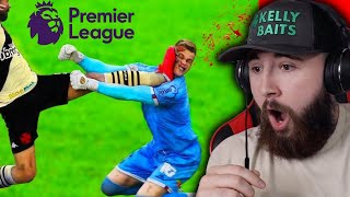 AMERICAN Reacts to 15 Most BRUTAL Fouls in Football [upl. by Chitkara]