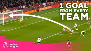 1 AMAZING Premier League goal scored by EVERY 202223 team [upl. by Relyuhcs396]